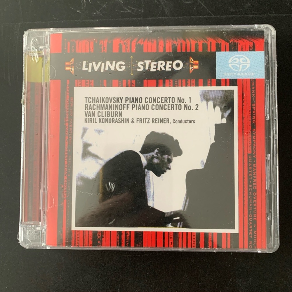 New Music CD Tchaikovsky Piano Concerto No 1 Rachmaninoff Concerto No 2